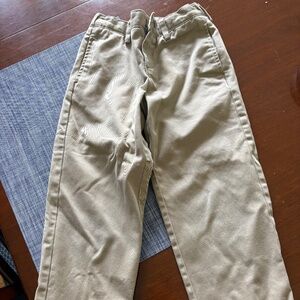 Lands end kids khakis like new condition size 6